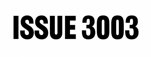 ISSUE 3003